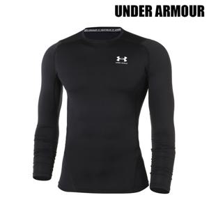 언더아머 남성 긴팔티 UA 히트기어 아머 컴프레션 롱슬리브 블랙 1361524-001