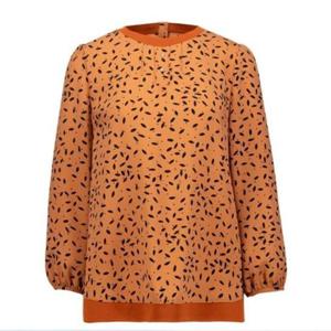 벨리시앙 세이브존04 니트 배색 블라우스 BL3317