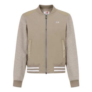 [마스터바니에디션] (421E3JP308)여성 로고 자수 텍스처 블록 바시티 점퍼