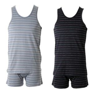 [비너스] 80수 면 선염 런닝+트렁크 세트 2종택1 [VMV4197 VMP4197N]