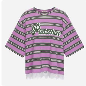 [써스데이아일랜드](T256MTS904W)레이스 패치 티셔츠