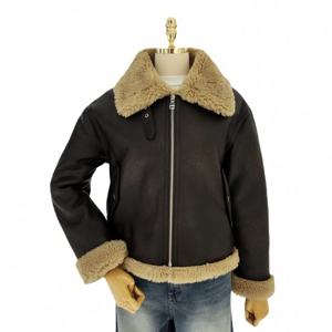 abfz  (AZZ4FFM3) 카라넥 잡업 무스탕점퍼