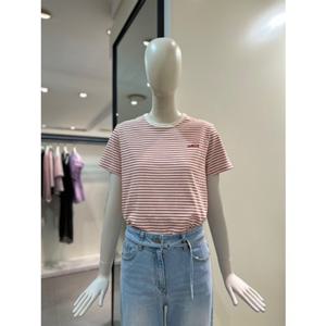 [CC콜렉트] 스트라이프 하프슬리브 티셔츠 (C253PSM136)