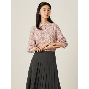 [빈폴레이디스] 패턴 셔츠형 블라우스  라이트 핑크 (BF5964C51Y)