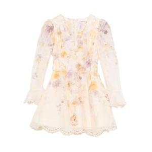 짐머만 미디 원피스 4693DF252 PSFL White