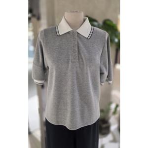 [ZOOC] 니트카라 볼륨 소매 피케 (Z253MSM001)