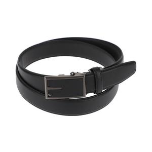 [에스티듀퐁(셔츠)]블랙 사각 버클 자동 벨트 TE5FMBTAB110TBK