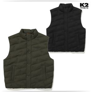 k2 양말증정 U24641 남성용 간절기 경량 누빔 실크스타 패딩 조끼