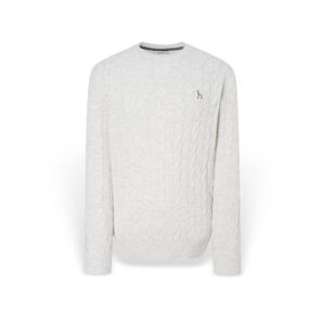 [헤지스] 남성 캐시혼방 케이블 크루넥 니트 HZSW5D402G1