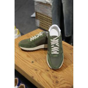 [빠니깔레]MARIO이태리직수입 카키그린스웨이드 소가죽스니커즈 f-qfo05ka