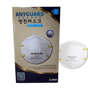 애니가드 안면부여과식 방진 마스크 VC-201G 1개입 안면부여과식마스크 방진마스크 산업용품 애니가드방진마스크 2급마스크