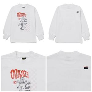 [빈] HP AZH1TS02WT 화이트 가로 절개 긴팔 티셔츠PG AZH1TS02WT