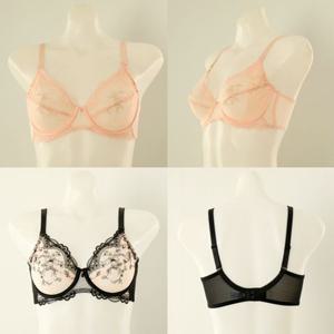 [비너스] 이월상품 툴레이스 투톤 망사 홑겹 브라 B D컵 [VBRB743B_D]