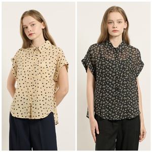 BCBG B5F7B420프린트슬리브 BL (현대목동)