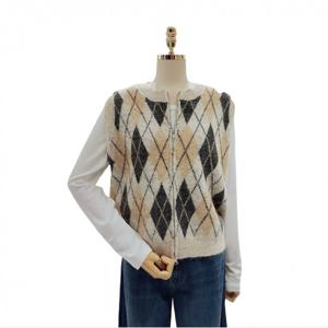 abfz  (AZZ4ZV33) 모혼방 다이아몬드 니트조끼