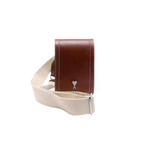 아미 스몰 하트 로고 스몰 아코디언 크로스백 헤이즐넛 E21A105-840-216