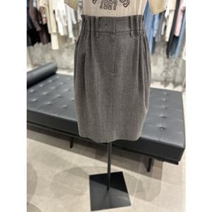 보브 VOV 플리츠 밴딩 울 스커트 (71153358081)