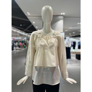 [씨씨콜렉트] C253MSC006 뷔스티에 레이어드 블라우스