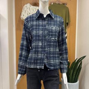 클리지 DP01 베이직 포켓 스트링 체크 셔츠 CP7WBL11