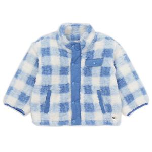 [블루독베이비] 25FW(블루)체크패턴 FUR 점퍼  HH (45C1411302)