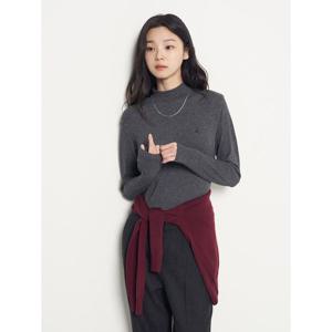 [빈폴레이디스] [Essential] 반넥 긴소매 티셔츠  애쉬 (BF5941E014)