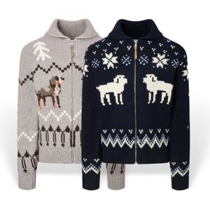 [헤지스][25FW][2컬러 택1] 남성 울 퍼피 코위찬 가디건 HZSW5D485