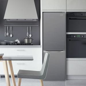 루컴즈 냉장고 157L 2도어 원룸 소형 미니 신혼 방문설치포함 R160M2-G 메탈실버