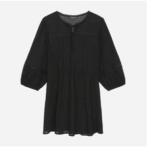 [써스데이아일랜드]요크 레이스 믹스 블라우스 T256MBL149W