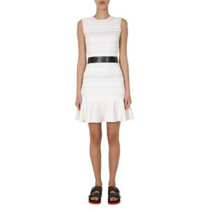 알렉산더 맥퀸 미디 원피스 610719 Q1AL39004 White