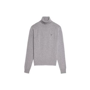 아미 남성 하트 로고 그레이 터틀넥 HKS407 005 055