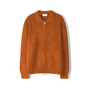 남자 고밀도 모달 레아 하찌 집업 가디건 SG-CA-Q026-오렌지