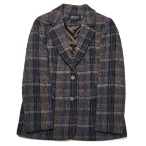 [안지크]심플체크울자켓 AJ4JK1150