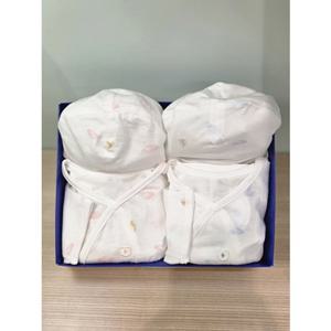 [압소바 의류] 요미 텐셀배냇가운 모자세트 26년봄상품 블루핑크 (A1A1010100)