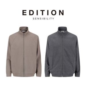 [에디션앤드지]25 FW 남자집업니트 세로결 골조직 레글린 풀집업 2종 1택 NEF4TU1621 DR448
