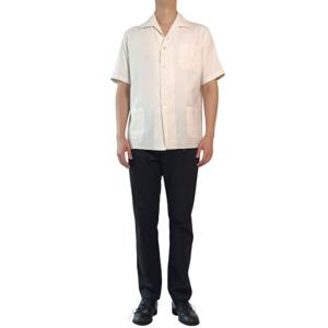 [라이크어스타] 25SS 메종 마르지엘라 스티치로고 레이온 트윌 셔츠 SS50DR0009 M35267 900