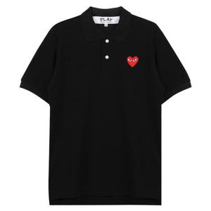 라프리마 꼼데가르송플레이 레드 하트 와펜 폴로 남성티 AX-T006-051-1