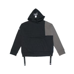 알파인더스트리 X 마스터마인드 TC1460 컬러블록 오버핏 긴팔 후드 티셔츠