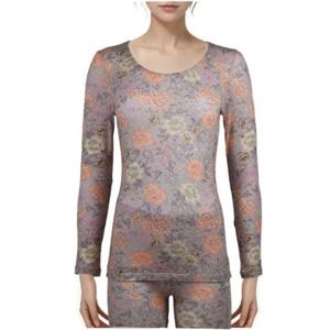 [비비안(언더웨어)]리오셀 스판 꽃프린트 9부내의 상의 2종택1-BS(LG9282)