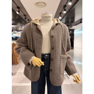 ab.fz 뽀글이 자켓 양털 후드 탈부착 점퍼 (ABXA1HF03A) US