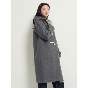 [빈폴레이디스] [Essential] 더플 롱 코트  그레이 (BF5Y30E013)