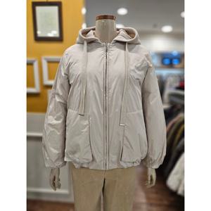 [BCBG]에이바 니트 후드 구스다운 점퍼 B5D9F804