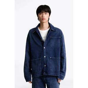 타미데님 남성 워시드 초어 재킷 T32F6NJC11TMT1