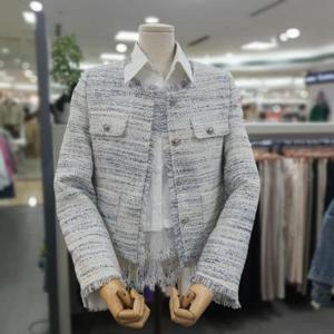 아날도바시니 DP01 투톤 수술 트위드 자켓 AY04JK30S