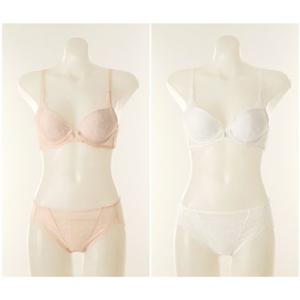 [비너스] (VBR1811A B+VPT1811H) 가슴을 잘 모아주는 푸쉬업 웨딩브라 데일리 노라인팬티 SET