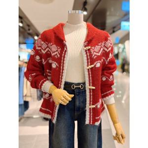 ab.fz 크리스마스 페어아일 니트 가디건 (ABXA1ZY34A) US