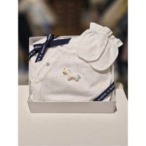 블루독베이비 10 26SS봄신상(IV)포니뱀부바디수트손싸개2종세트 (1461700400102)