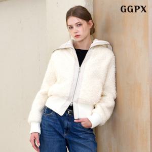 GGPX 뽀글이 덤블 시보리 투웨이 하이넥 자켓 (GPDJK016D)