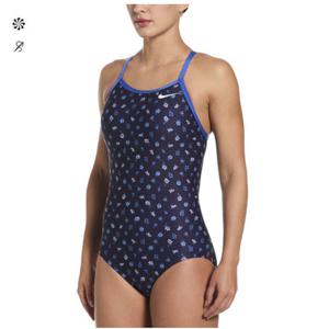 나이키 스윔 여성 블룸 러쉬 레이서백 로우 레그컷 NESSG025-434