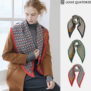 [루이까또즈] 루이까또즈 이보르  울실크 마름모 스카프 1ESD031