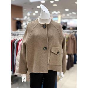 소고 세이브존01 알파카 혼방 노카라 루즈핏 코트 TL4GA17